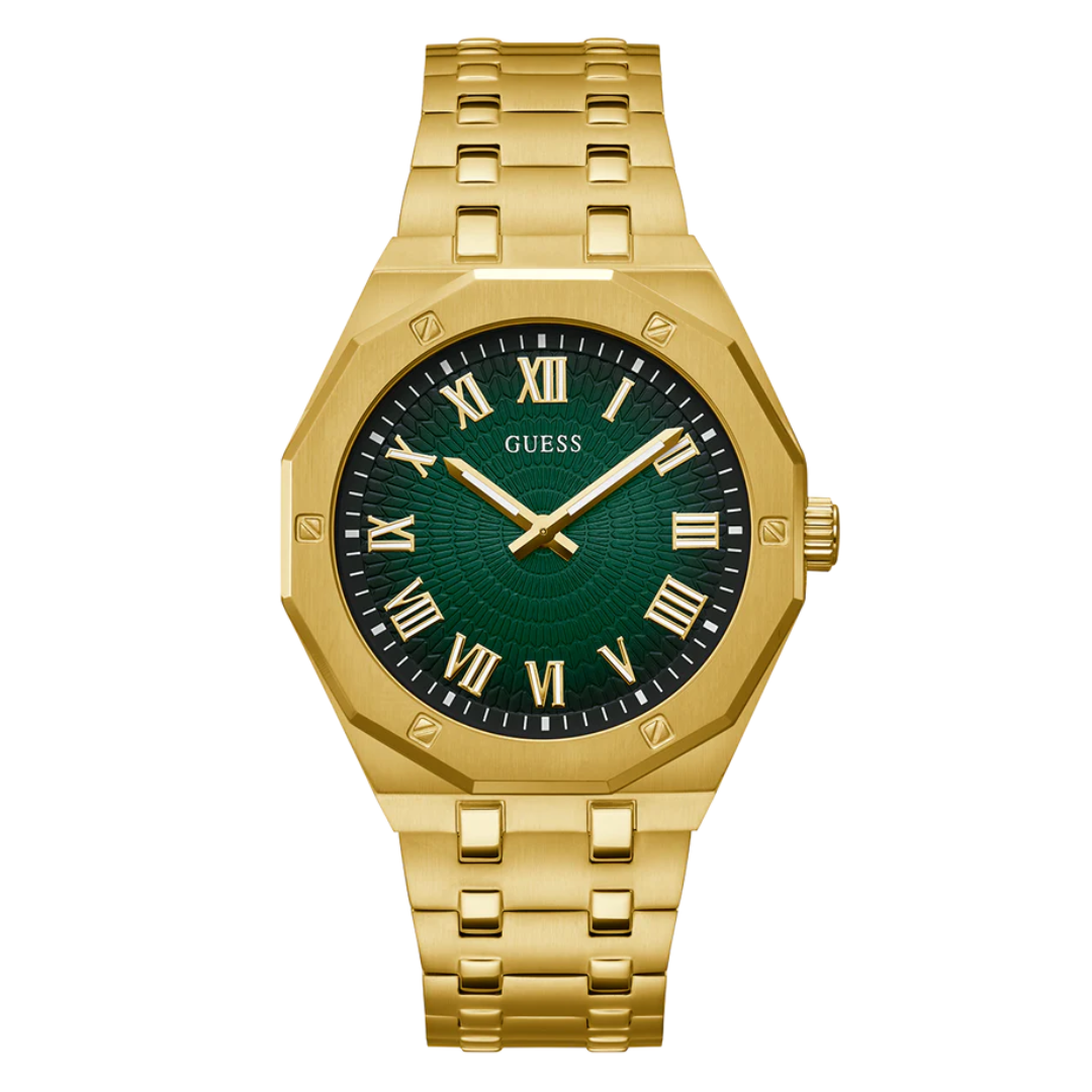 Guess astrological Men's Gold Tone Analog Watch - GW0575G2