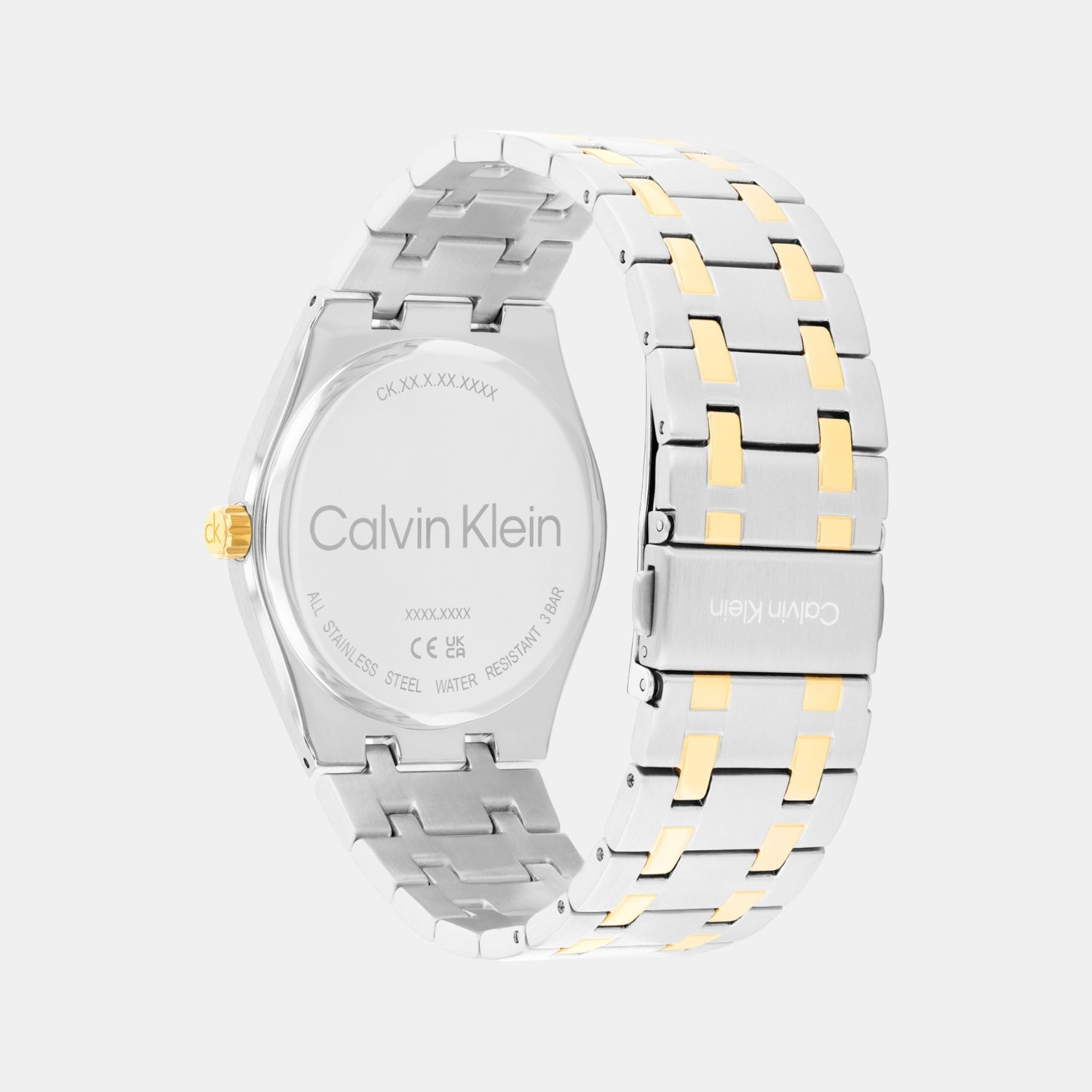 Ck Motion Men Quartz White Dial Multi-Function Stainless Steel Watch 25200533