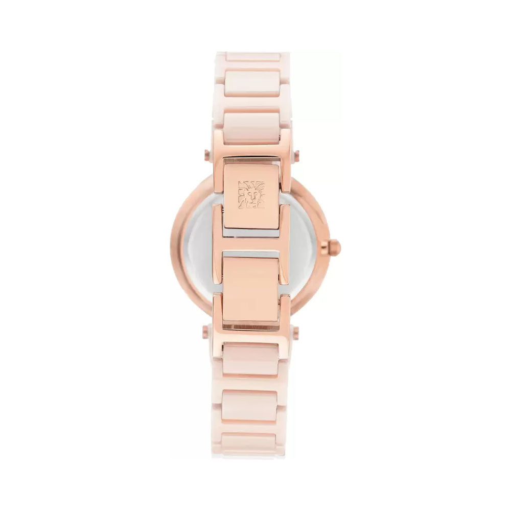 Anne Klein NDAK3266LPRG Ceramics Analog Watch For Women
