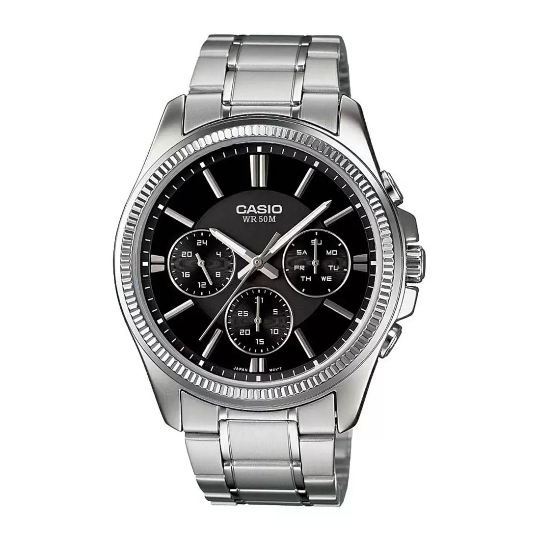 Casio ENTICER MEN MTP-1375D-1AVDF Stainless Watch A836