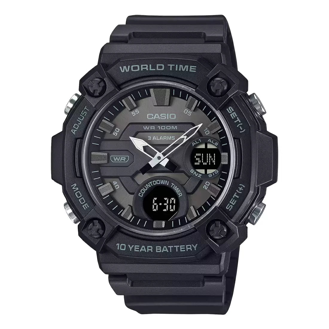 Casio YOUTH AEQ-120W-1BVDF - AD285 Analog-Digital Men Watch