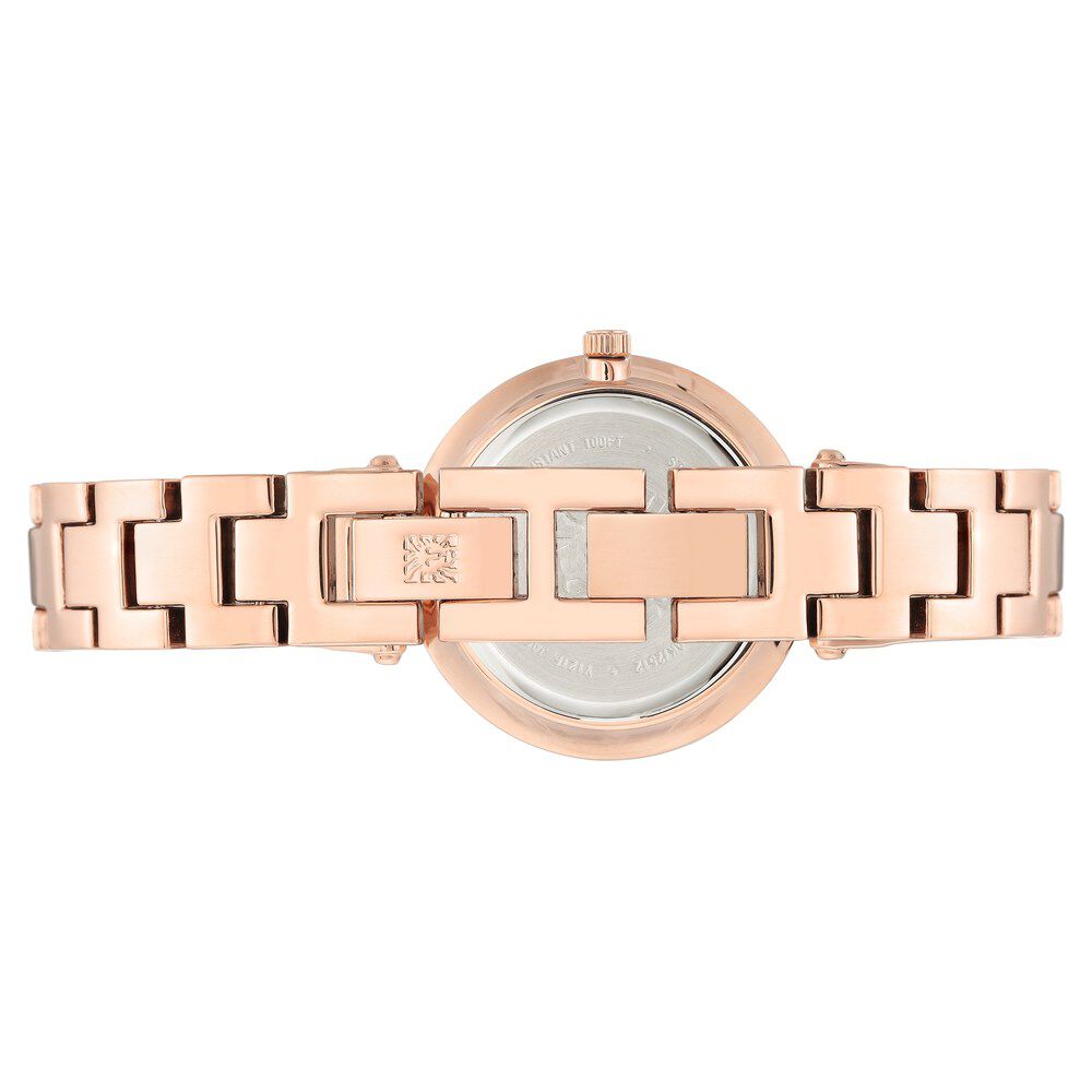 Anne Klein Quartz Analog Green Dial Metal Strap Watch for Women NEAK2512TERG