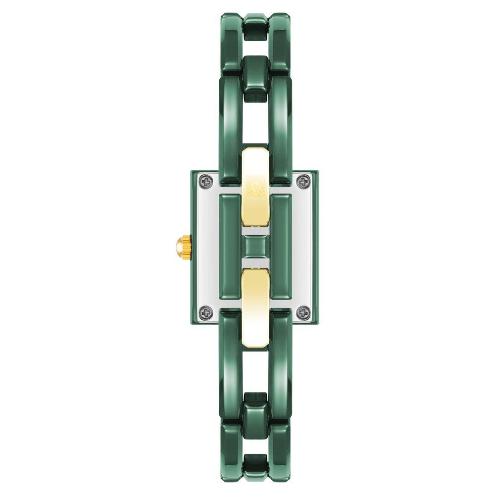 Anne Klein Quartz Analog Green dial Ceramic Strap Watch for Women AK4080GNGN
