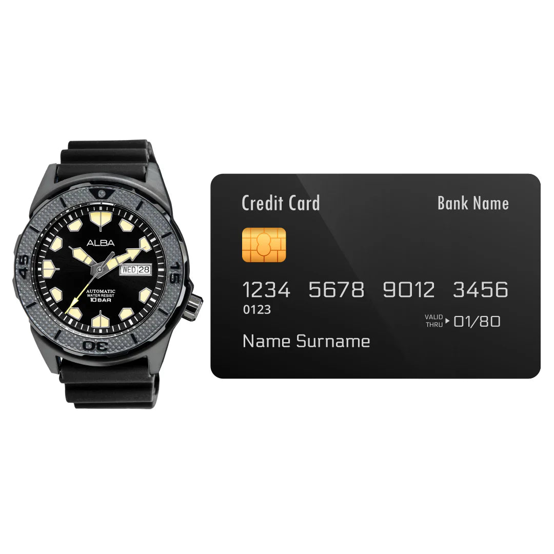 ALBA Mechanical Black Dial Automatic Men's Watch - AL4569X1