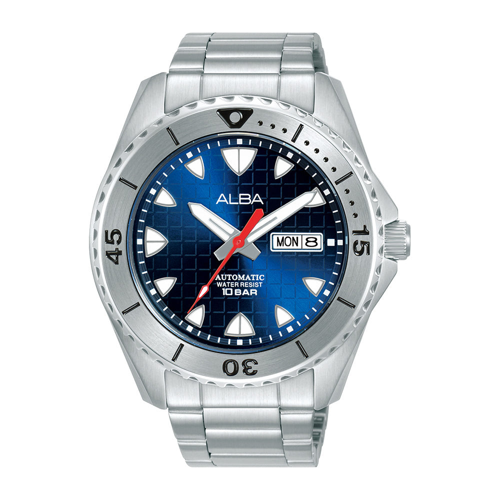 ALBA Mechanical Blue patterned dial Automatic Men's Watch - AL4579X1