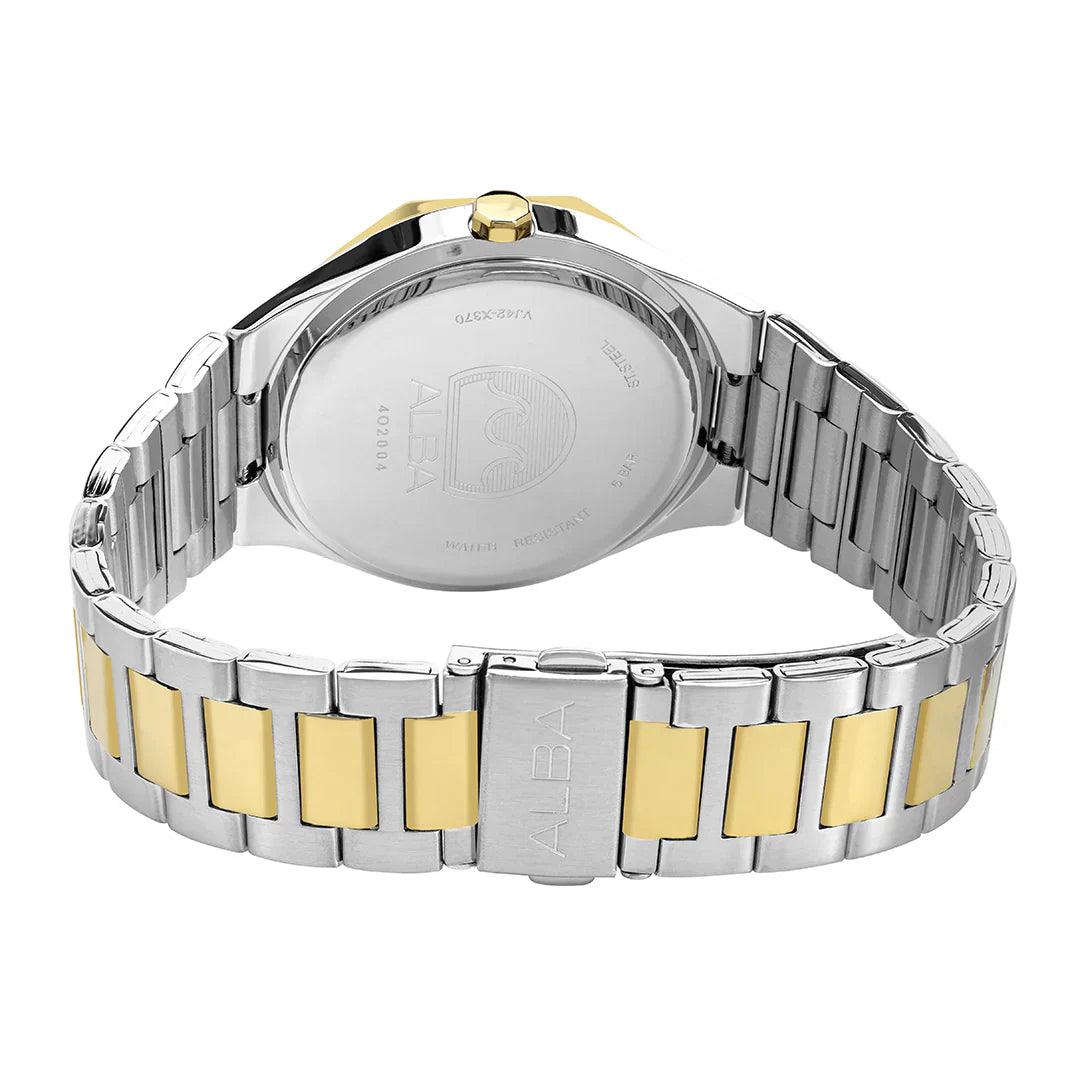 ALBA Gold + Silver Dial Quartz Men's Watch AS9U52X1