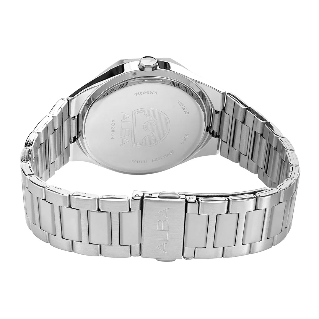 ALBA Midnight Blue Dial Stainless Steel Men's Watch AS9U57X1