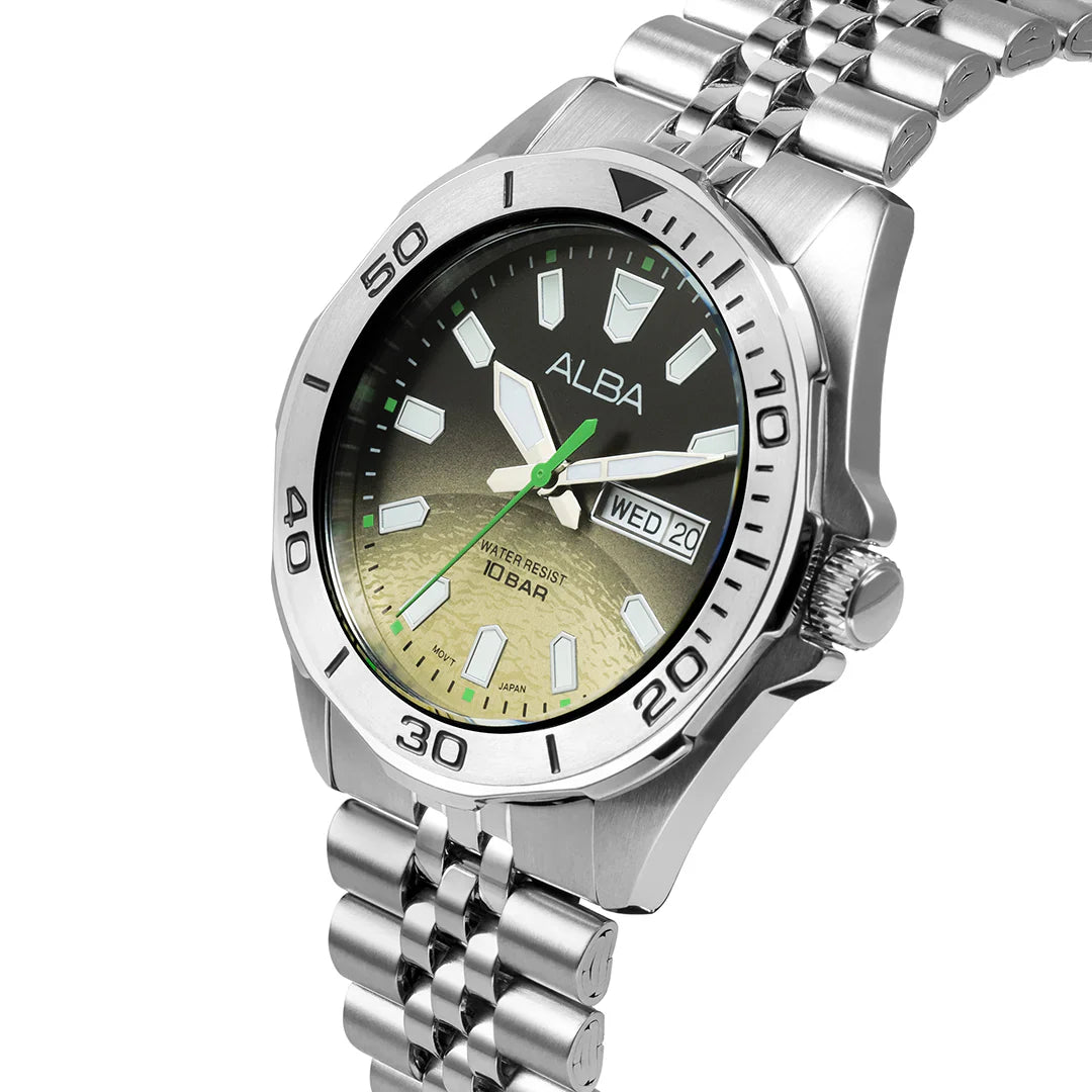 ALBA Planet Saturn Inspired Dial Men's Watch AV3585X1