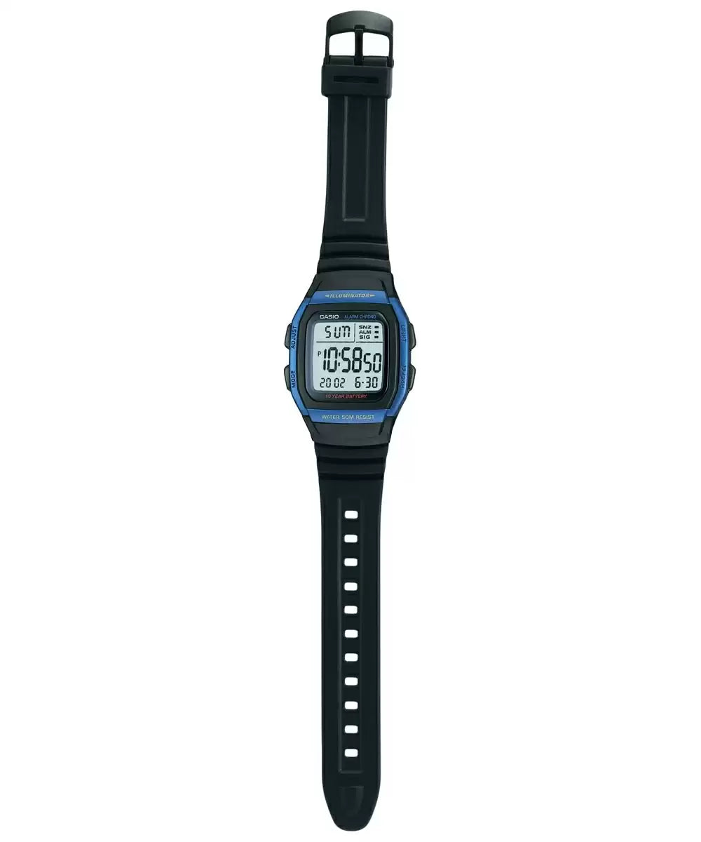 Casio D055 YOUTH W-96H-2AVDF Black Digital Unisex Watch