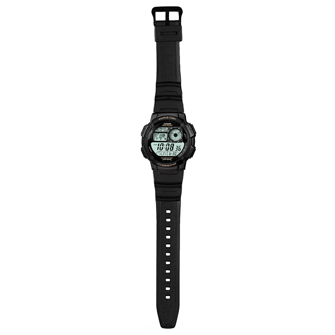 Casio YOUTH AE-1000W-1AVDF - D080 Black Digital - Unisex Watch