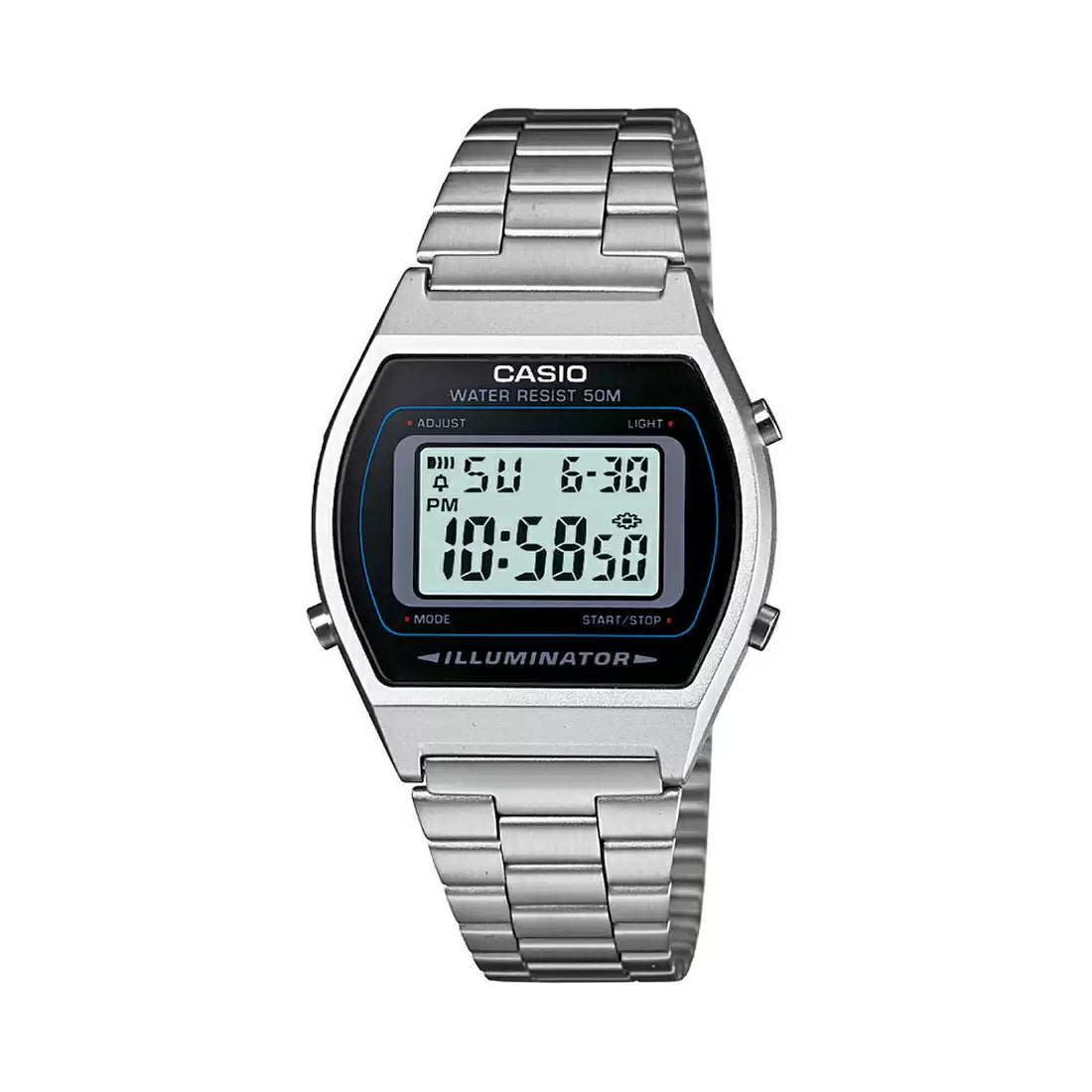 Casio VINTAGE COLLECTION B640WD-1AVDF - D129 Silver Digital - Unisex Watch