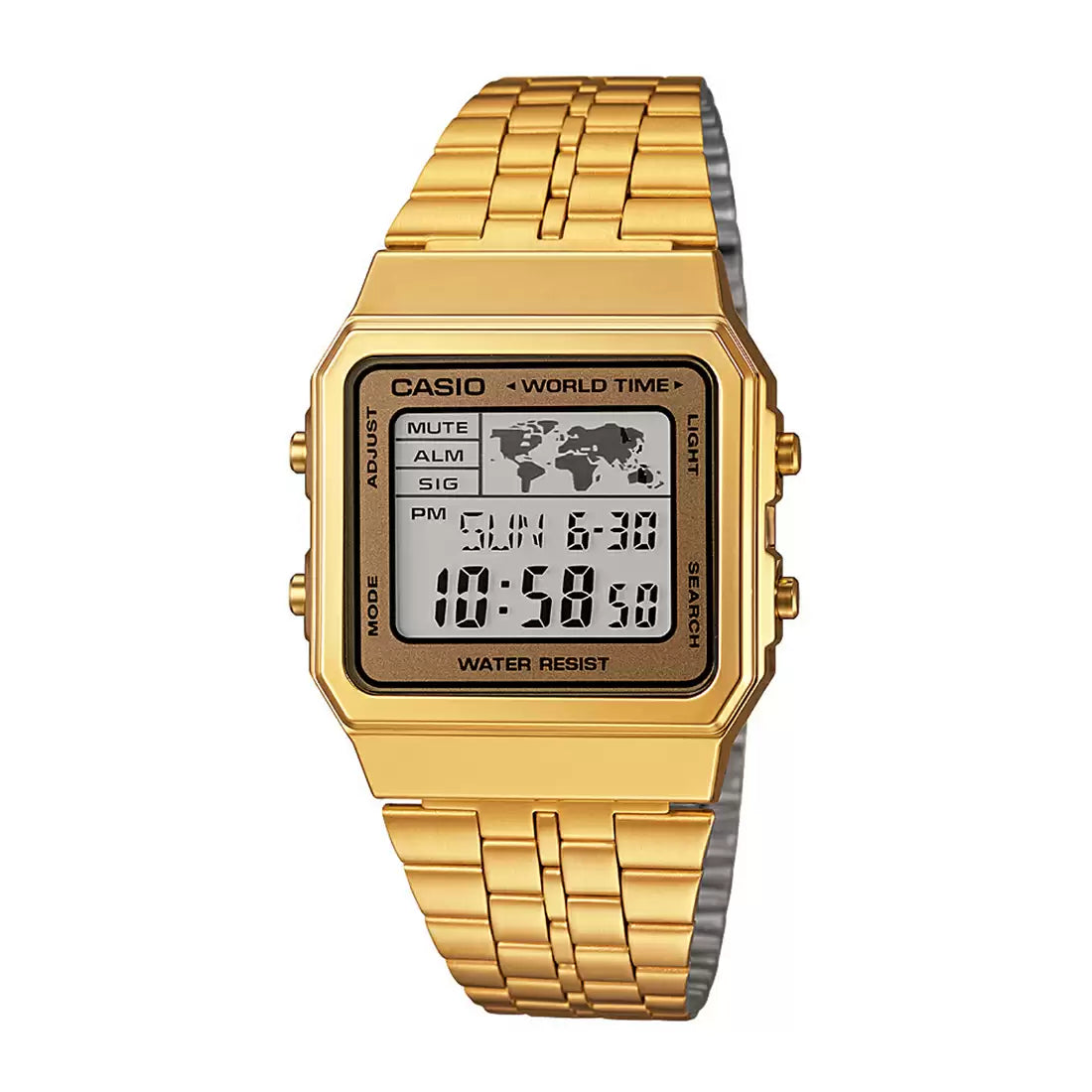 Casio VINTAGE COLLECTION A500WGA-9DF - D134 Gold Digital - Unisex Watch