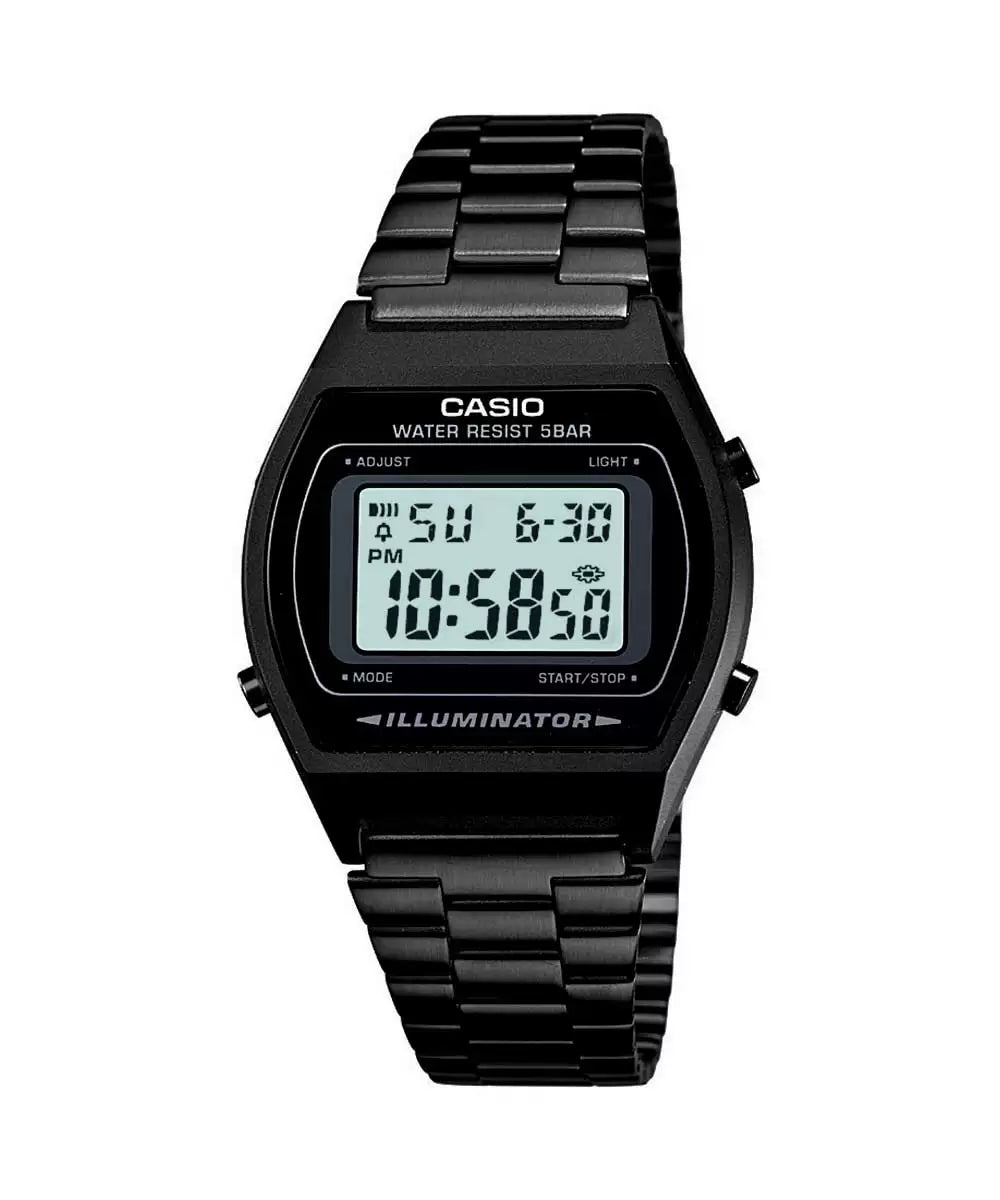 Casio VINTAGE COLLECTION B640WB-1ADF - D180 Black Digital - Unisex Watch