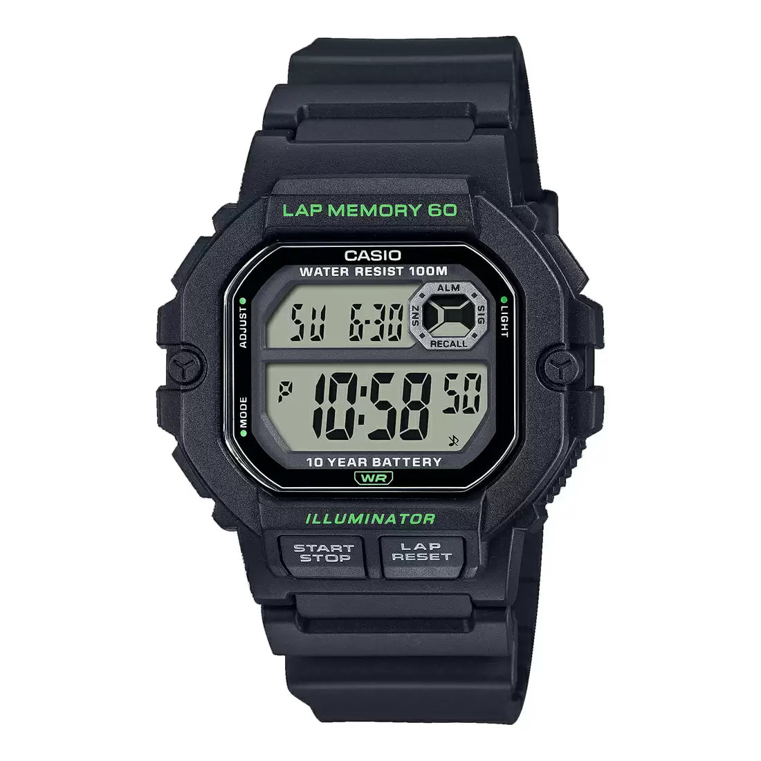 Casio D269 YOUTH WS-1400H-1AVDF Black Youth Digital Watch