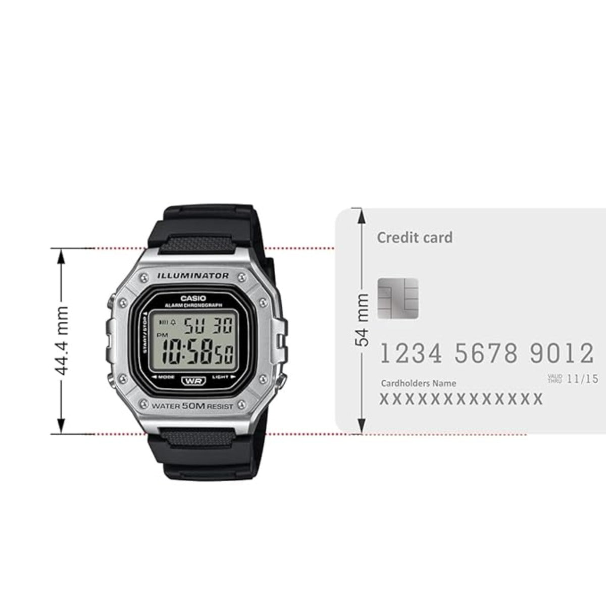 Casio YOUTH W-218HM-7AVDF - D374 STANDARD DIGITAL UNISEX WATCH