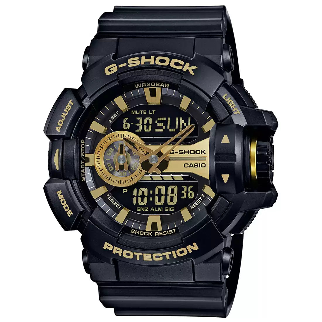 Casio G-SHOCK GA-400GB-1A9DR G651 Black Analog-Digital Men's Watch