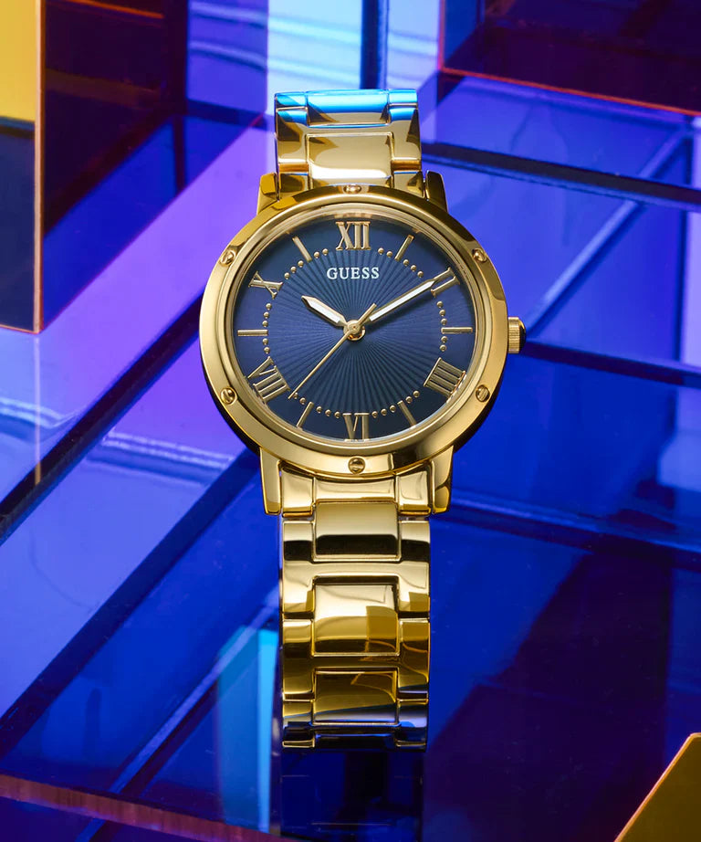 GUESS DAWN Ladies Gold Tone Analog Watch GW0404L4