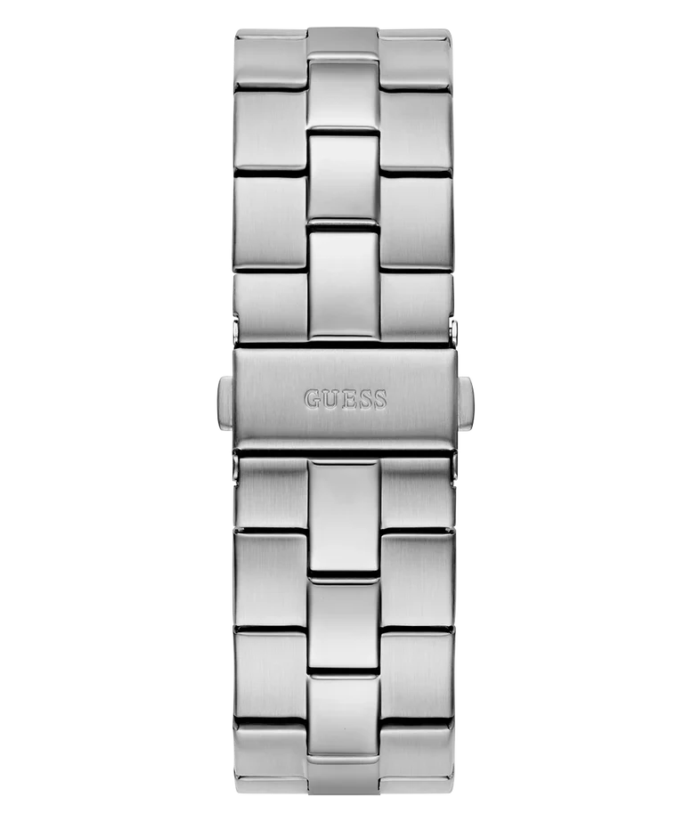 GUESS Mens Silver Tone Analog Watch GW0849G1