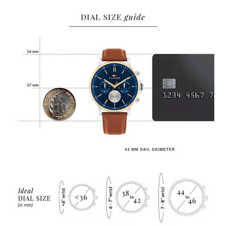 Tyson Quartz Chronograph Men 43 mm TH1710703