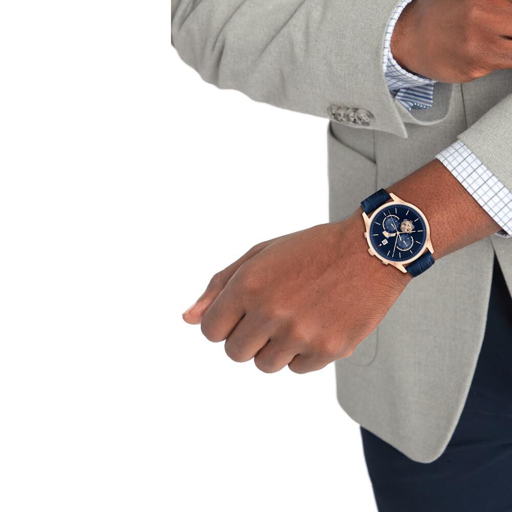Tommy Hilfiger Blue Dial Quartz Analog Watch for Men NETH1710503