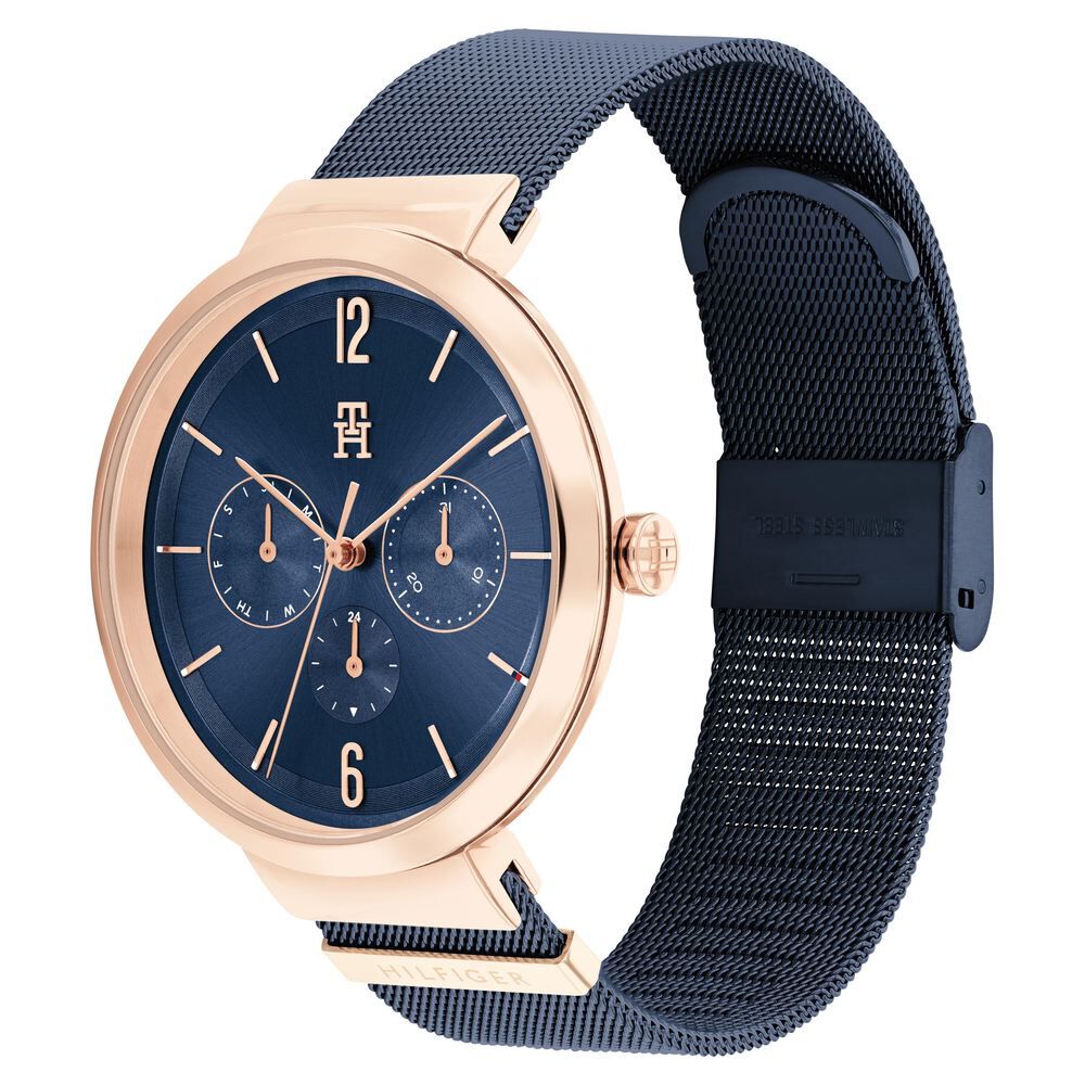 Tommy Hilfiger Quartz Analog Blue Dial Stainless Steel Strap Watch for Women TH1782541