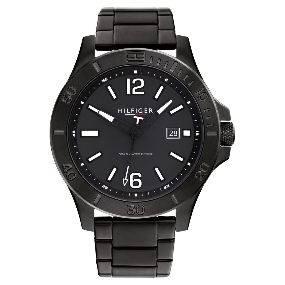 Tommy Hilfiger Analog Black Dial Watch for Men NDTH1791996W