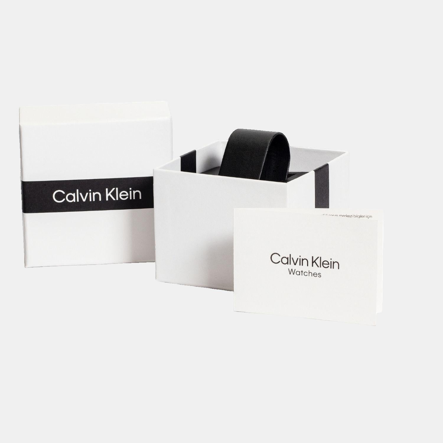 Gauge Men Quartz Blue Dial Chronograph Leather Watch 25200460