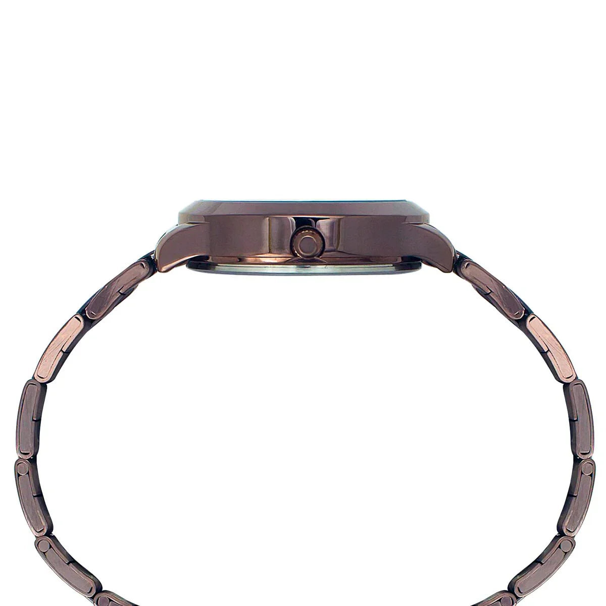 Timex Fashion Women's Brown Dial Round Case Watch - TW000T632