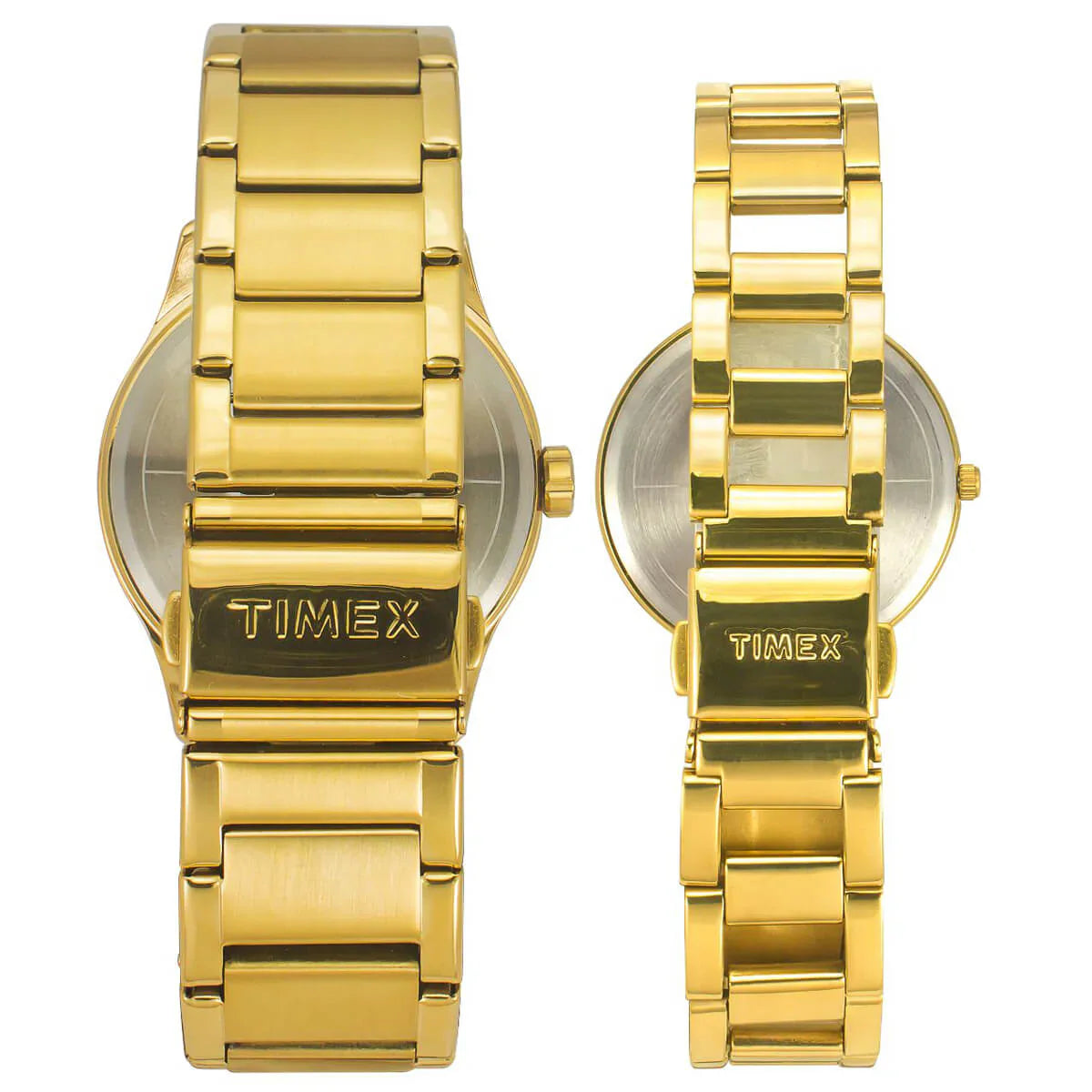 Timex Empera Pairs Silver Dial Round Case Multifunction Function Watch - TW00PR277