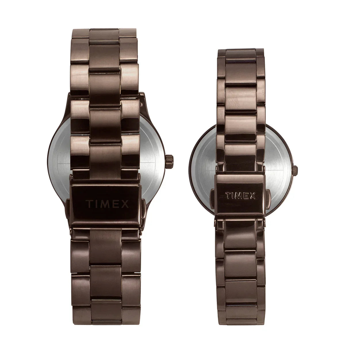 Timex Fashion Analog Brown Dial Couple Watches - TW00PR295