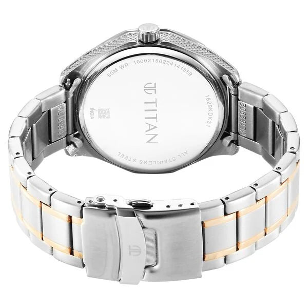 Titan Regalia Opulent Green Dial Analog Men's Astrological Watch - 1829KM06