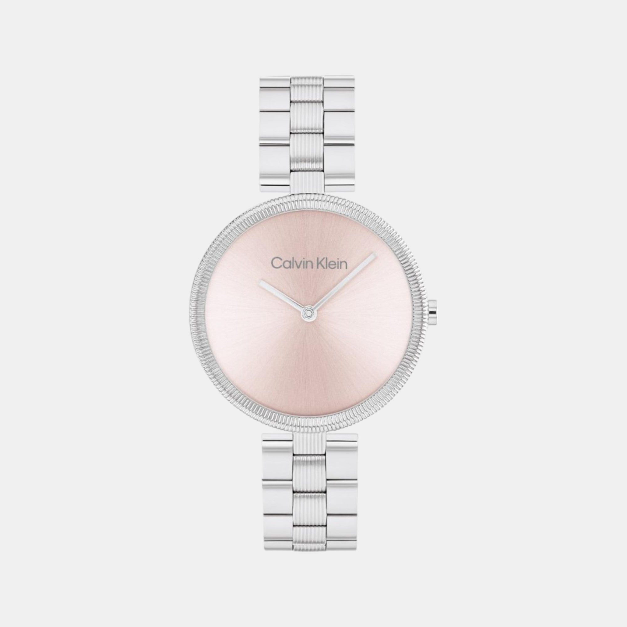 Gleam Women Quartz Light Blush Dial Analog Stainless Steel Watch 25100015
