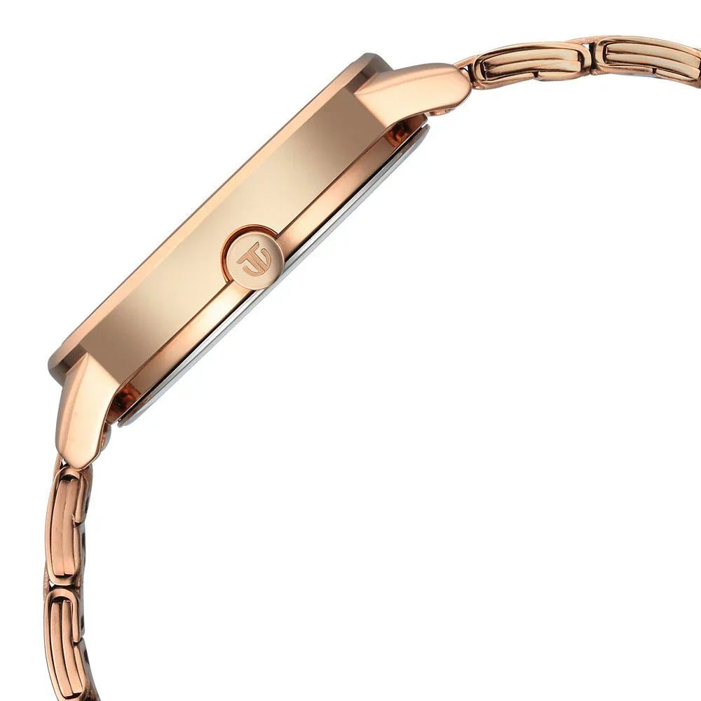 Titan Razzle Dazzle Quartz Analog Rose Gold Dial Women Watch 2648WM06
