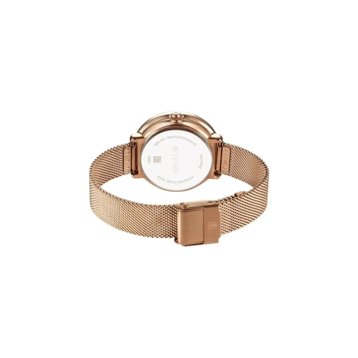 Titan Workwear Mother Of Pearl Dial Analog with Date watch for Women 2651WM10