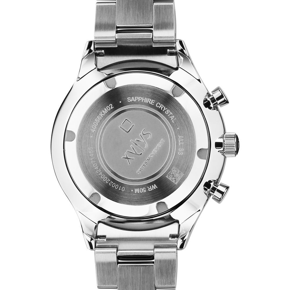 Xylys Triumph Swiss Chronograph Stainless Steel White Dial Watch for Men 40056KM02E