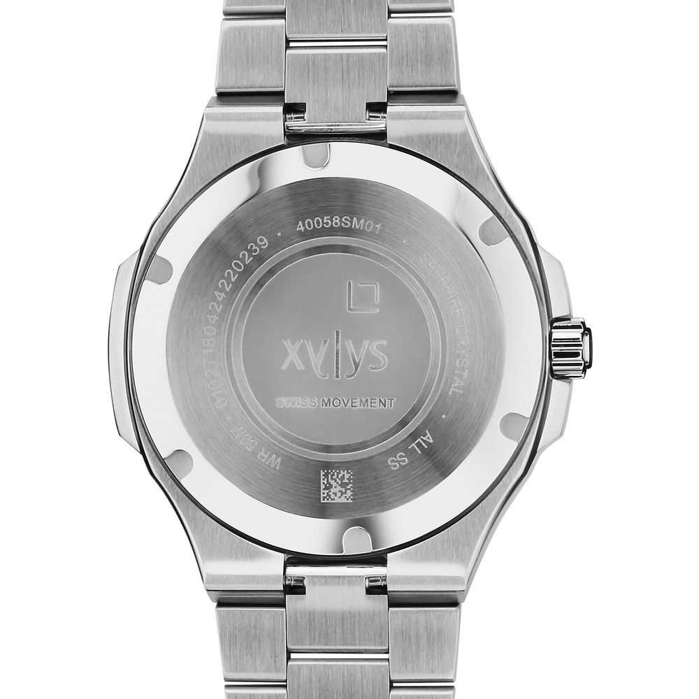 Xylys Integra Swiss Analog Stainless Steel Blue Dial Watch for Men 40058SM01E