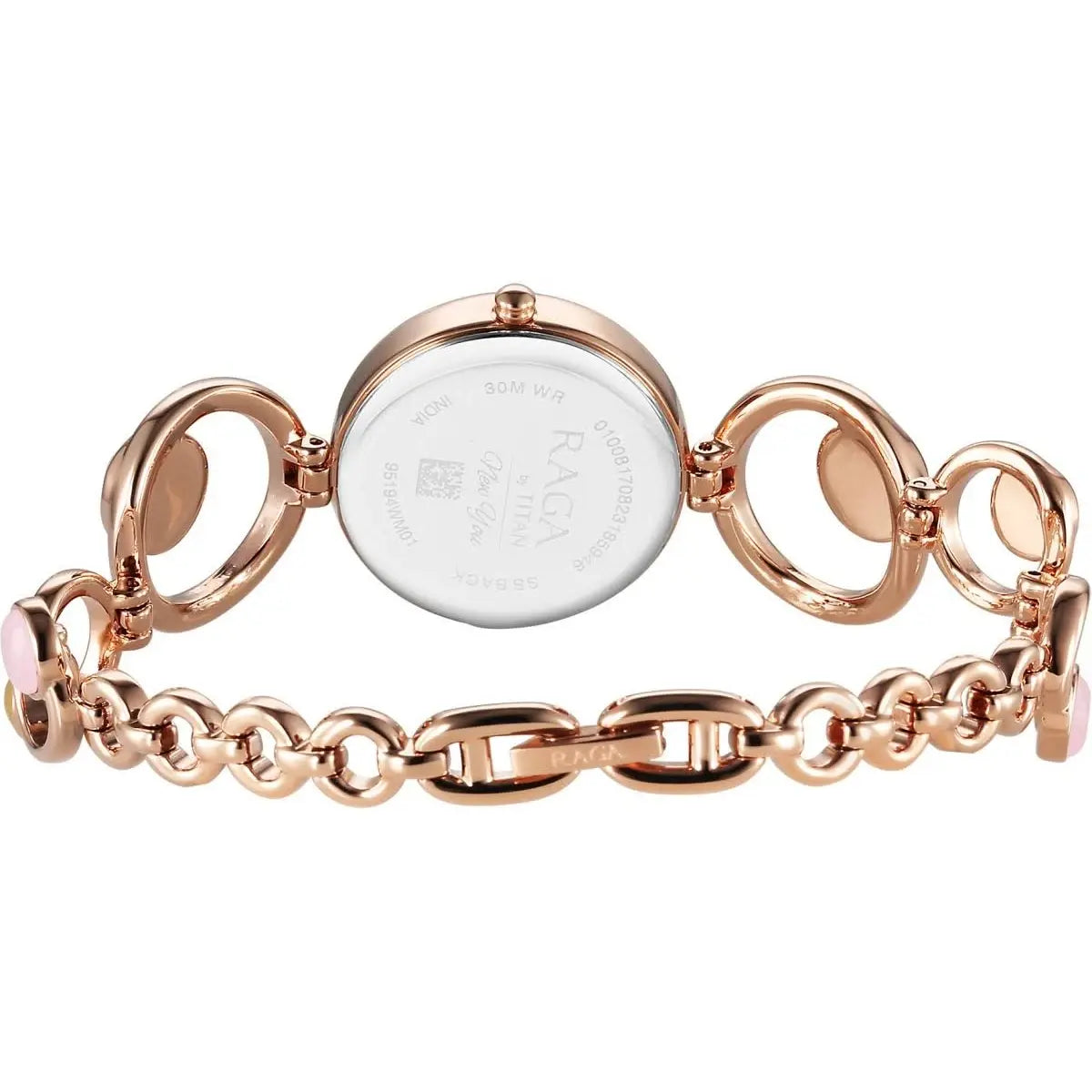 Titan Raga New You Quartz Analog Mother Of Pearl Dial Watch For Women 95194WM01F