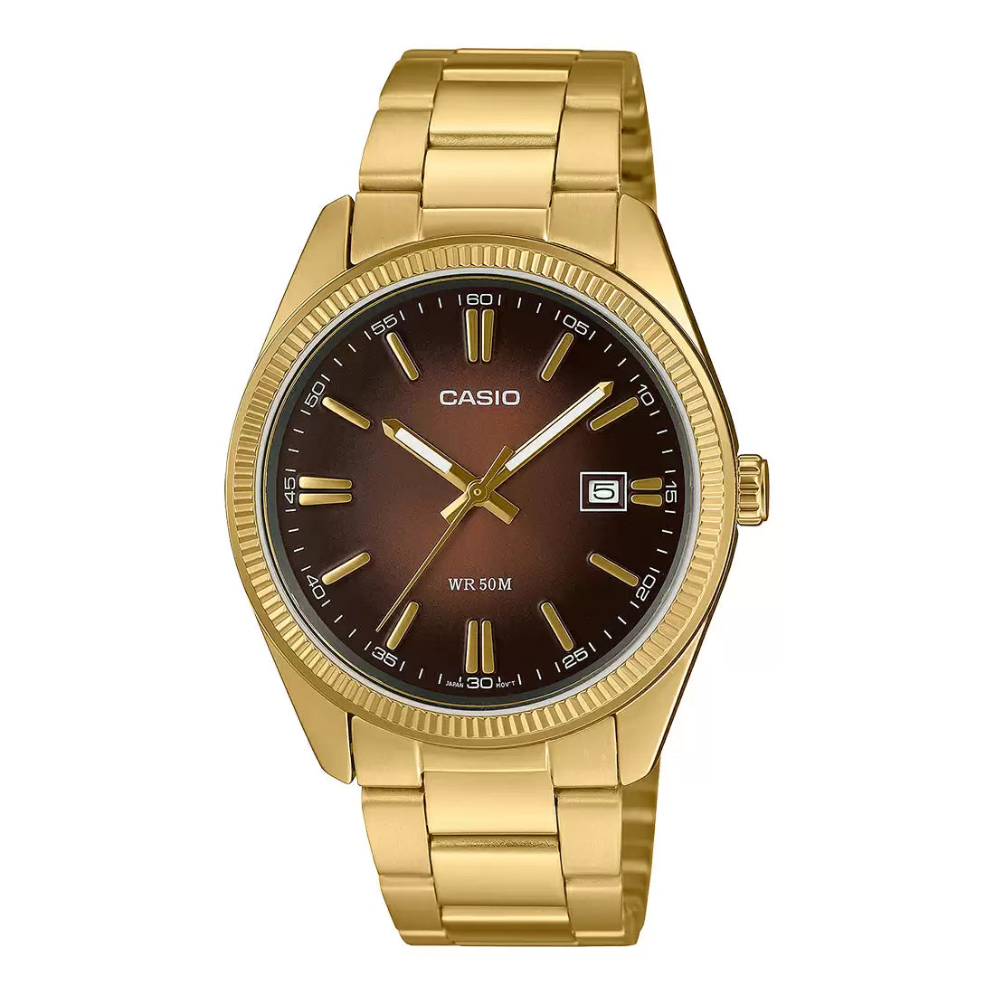 ENTICER MEN  MTP-1314D-1AVDF Silver Analog Watch A550