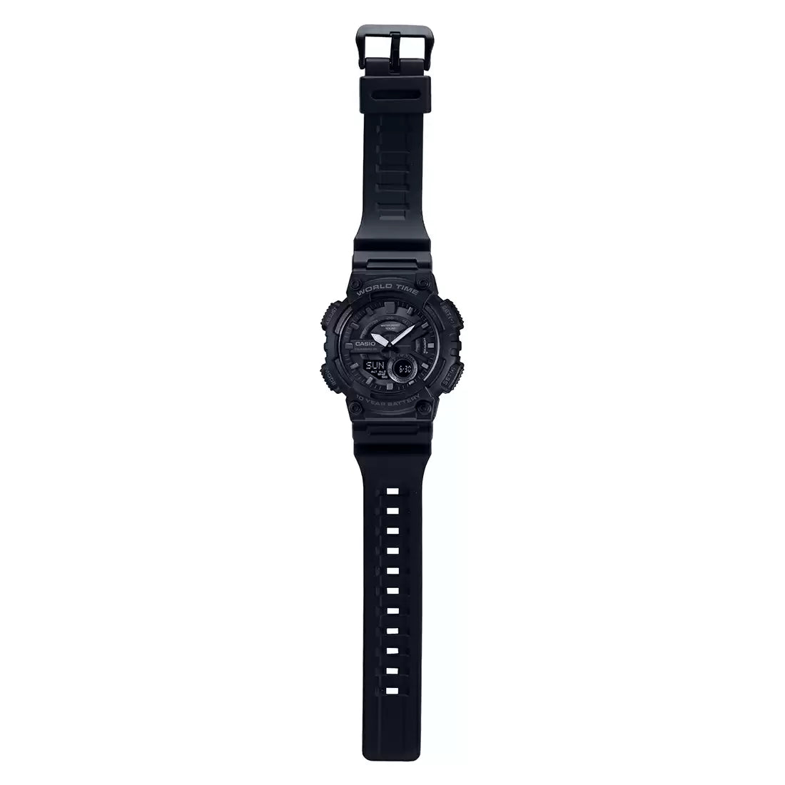 Casio YOUTH AEQ-110W-1BVDF - AD218 Black Analog-Digital - Men's Watch