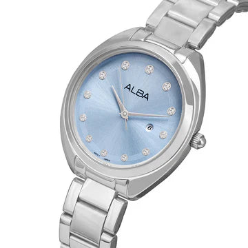 ALBA Light Blue Dial Ladies Watch AH7CU5X1