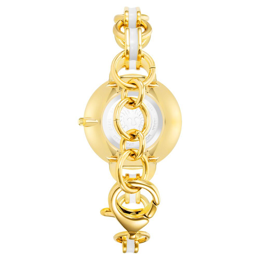 Anne Klein Quartz Analog White dial Metal Strap Watch for Women AK4092WTGB