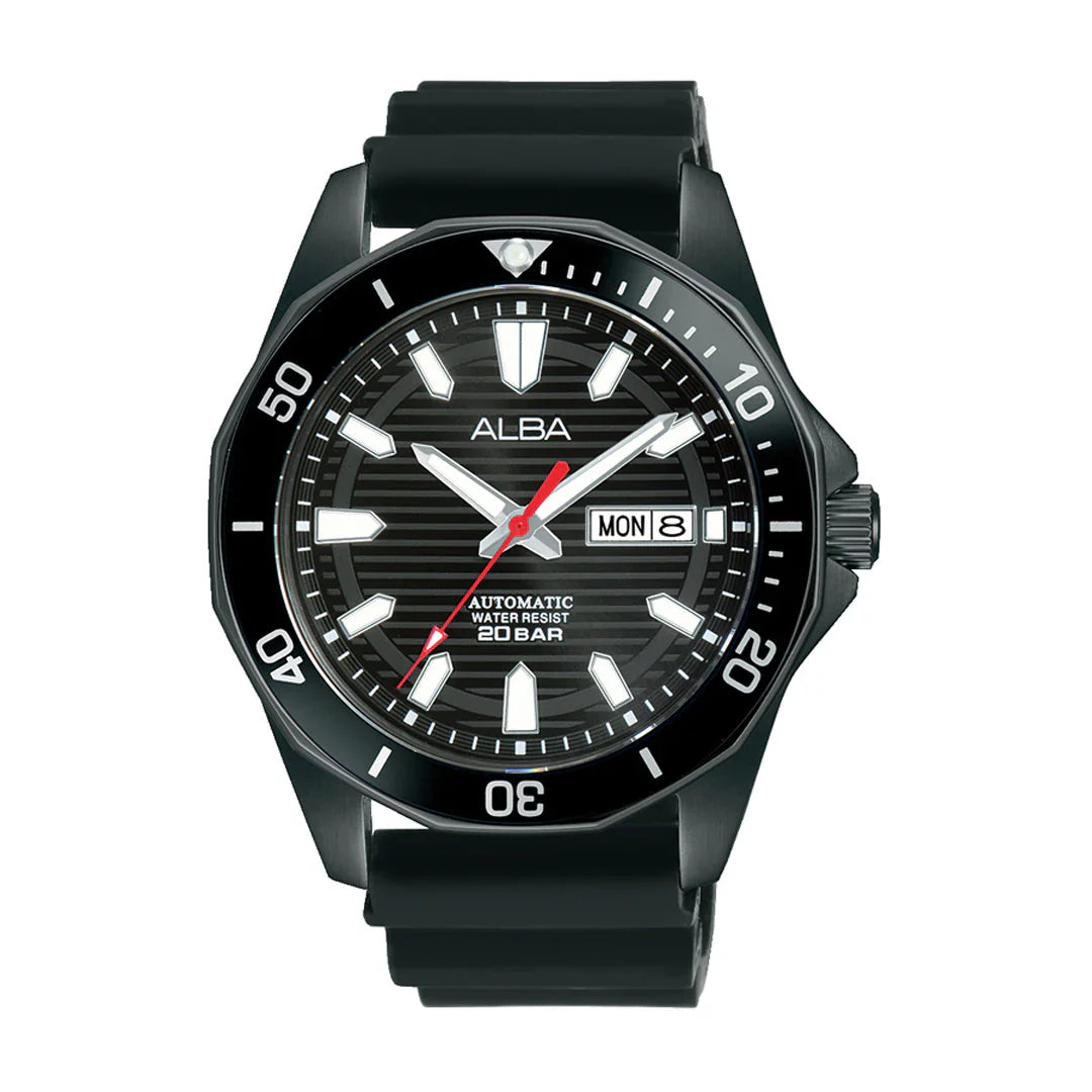 ALBA Ebony Black Dial Mechanical Men's Watch AL4463X1