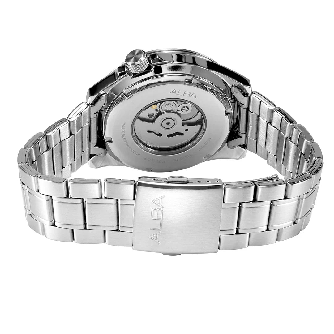 ALBA Cream & Green Dial Automatic Men Watch AL4719X1