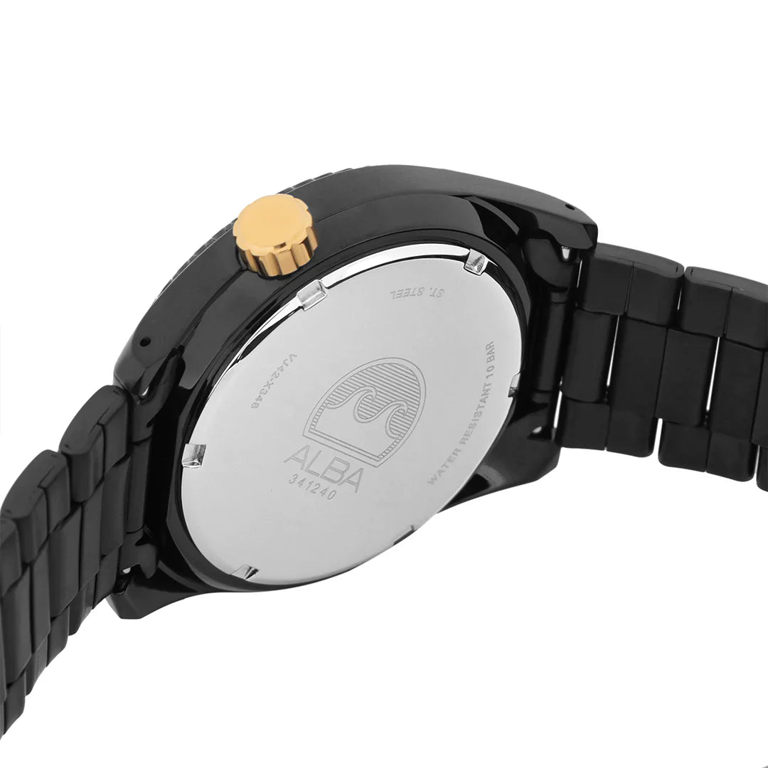 ALBA Black Surf Dial Water Resistant Men's Watch - AS9R63X1
