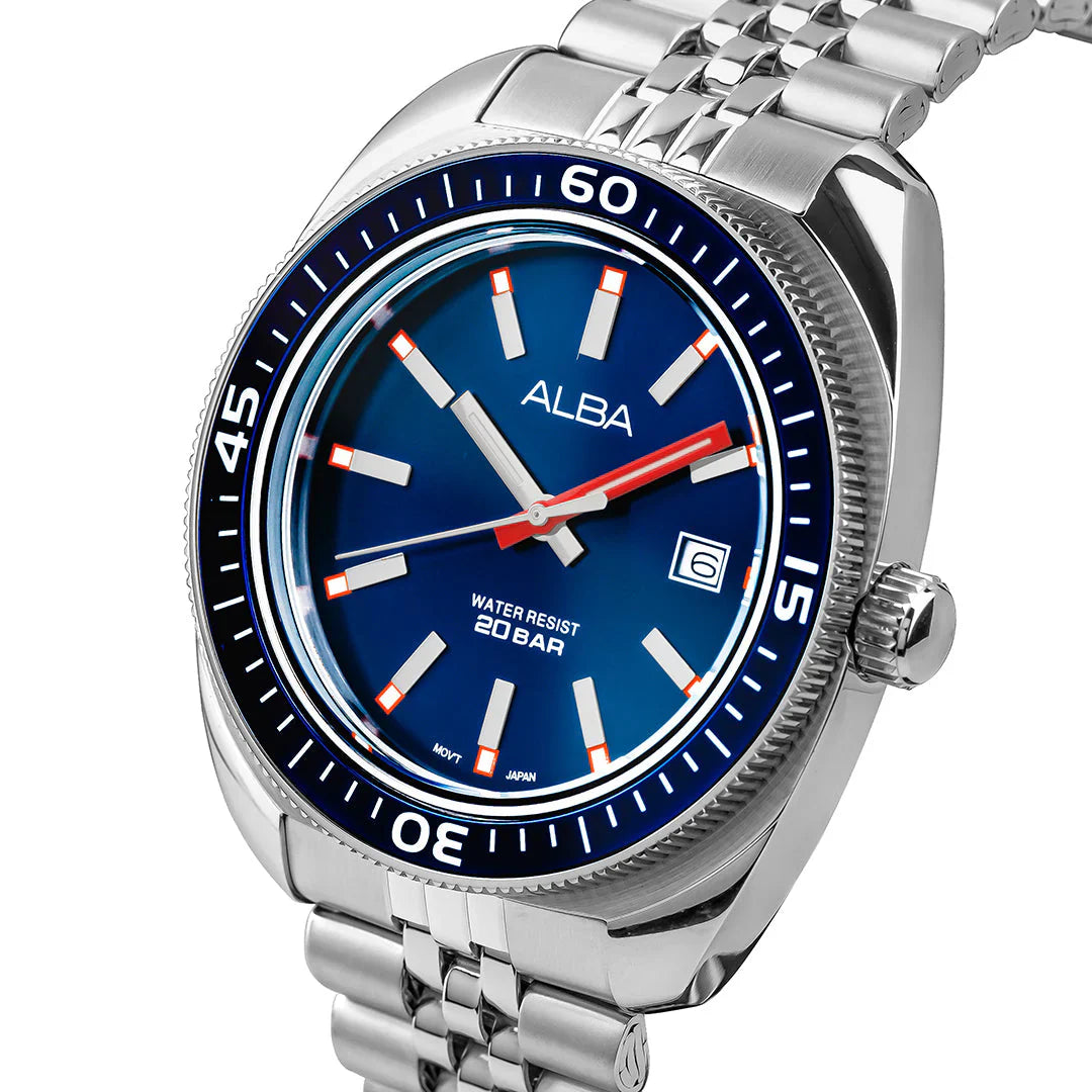 ALBA Blue Dial Quartz Stainless Steel Men Watch AS9T79X1