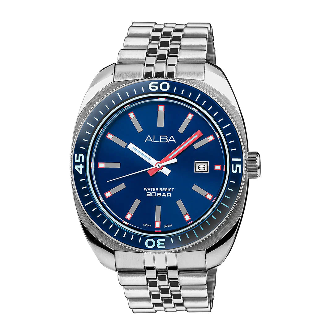 ALBA Blue Dial Quartz Stainless Steel Men Watch AS9T79X1