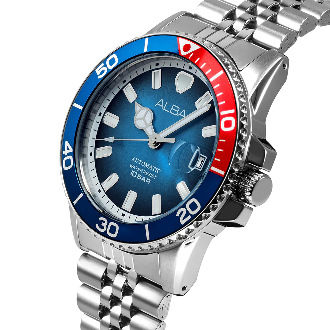 ALBA Blue Dial Automatic Men's Watch AU4051X1