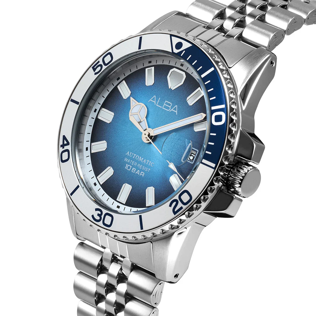ALBA Azure Dial Automatic Men's Watch AU4059X1