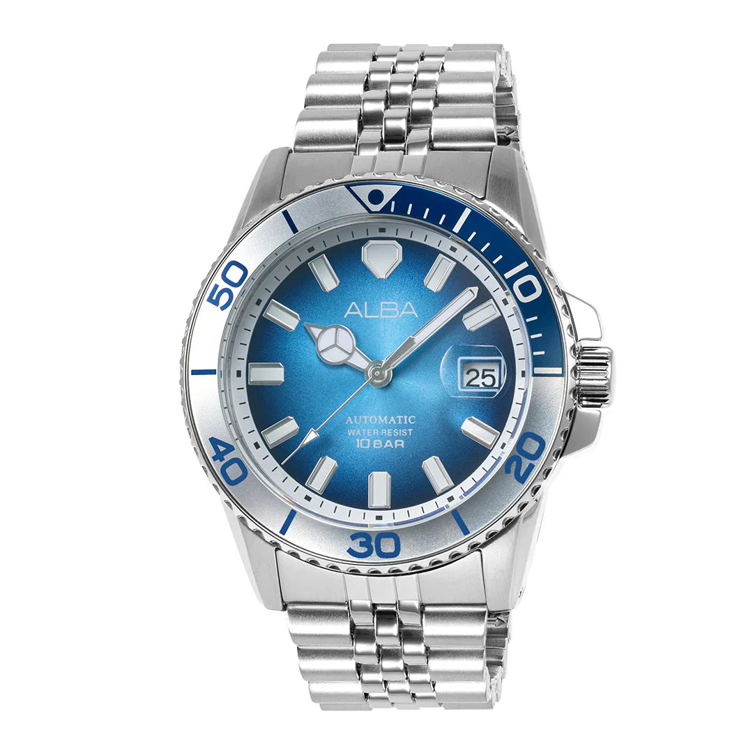 ALBA Azure Dial Automatic Men's Watch AU4059X1