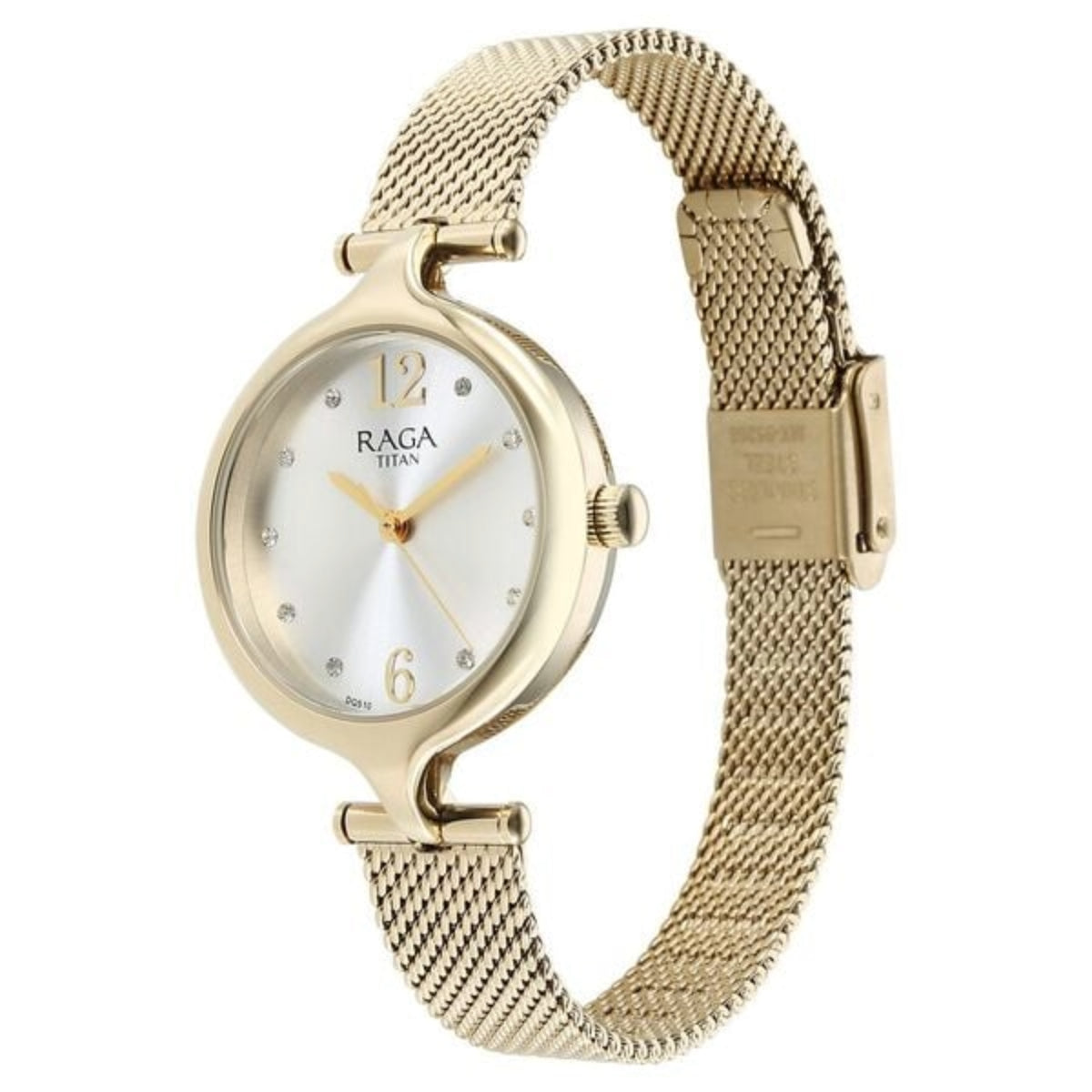Titan Raga Showstopper Quartz Analog Silver Dial Women Watch 95268YM01